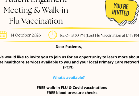 Meeting & Walk-in Flu Vaccination
